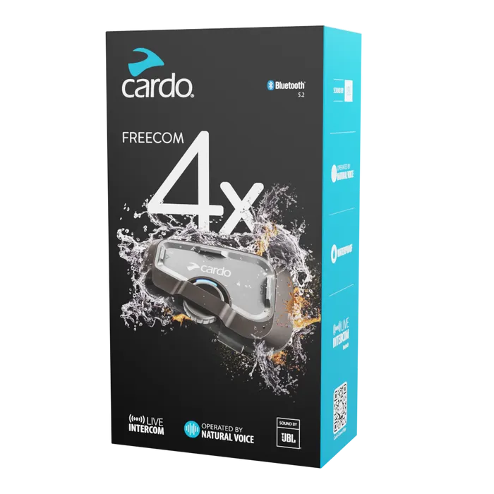 Cardo Freecom 4X Motorcycle Bluetooth Communication System