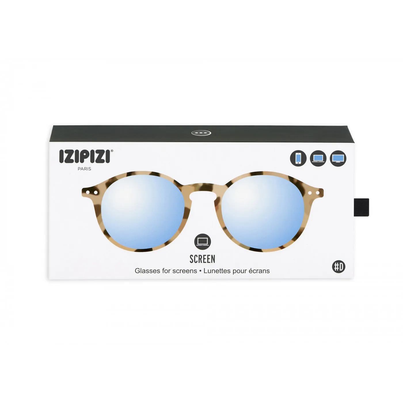 #D Reading Screen Protection Glasses - Light Tortoise