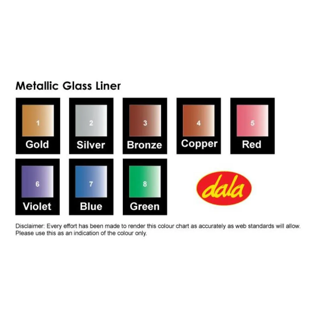 Dala Metallic Glass Liner 30ml