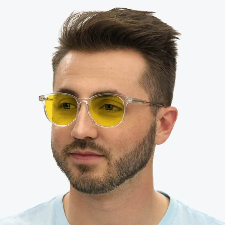 DayMax Billie Glasses - Crystal Prescription