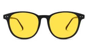 DayMax Billie Glasses - Matt Black - Readers