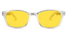 DayMax Wayfarer Glasses - Crystal - Prescription