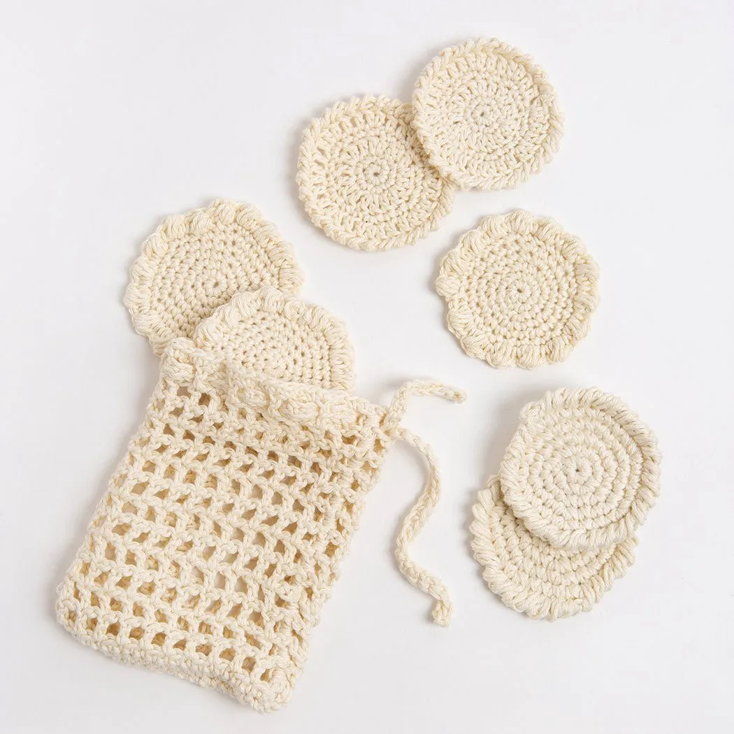 Day's of the Week Cotton Pads and Bag Crochet Kit