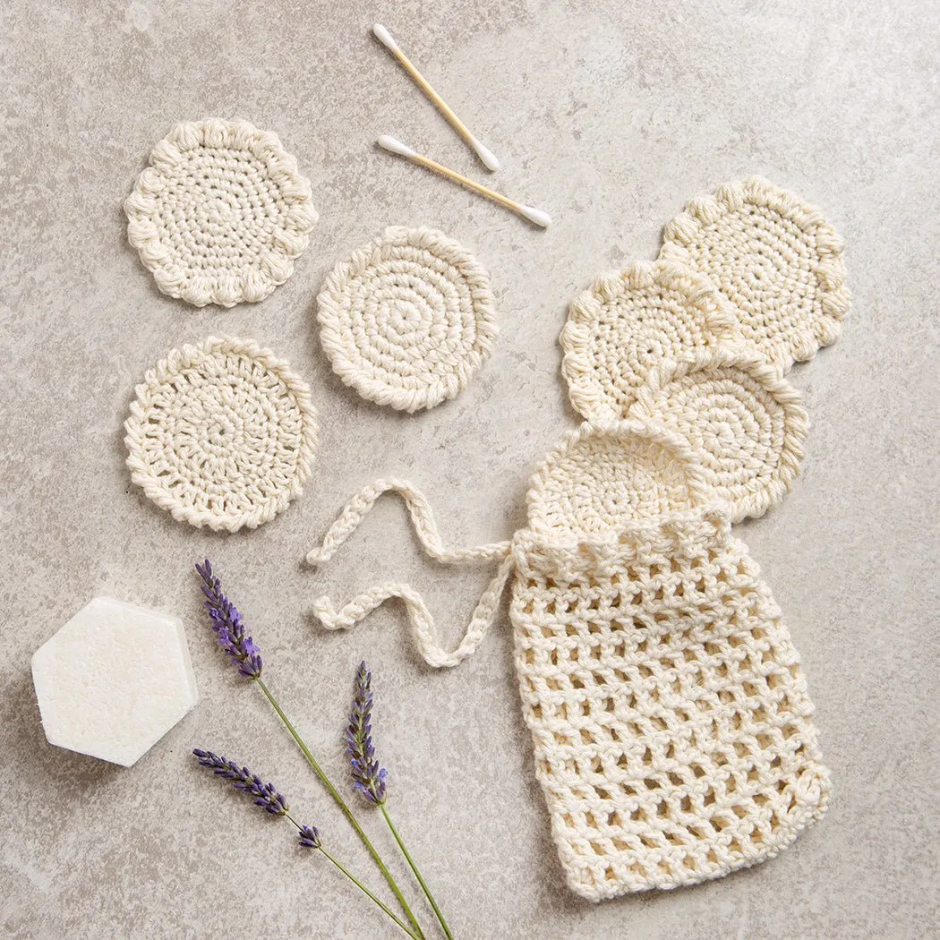 Day's of the Week Cotton Pads and Bag Crochet Kit