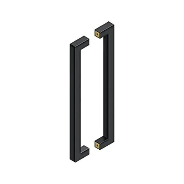 Deltana - 18" Contemporary Pull - Back-To-Back - 1-3/8" - 1-7/8" Door Thickness - Optional Finish
