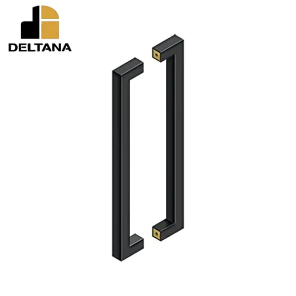 Deltana - 18" Contemporary Pull - Back-To-Back - 1-3/8" - 1-7/8" Door Thickness - Optional Finish