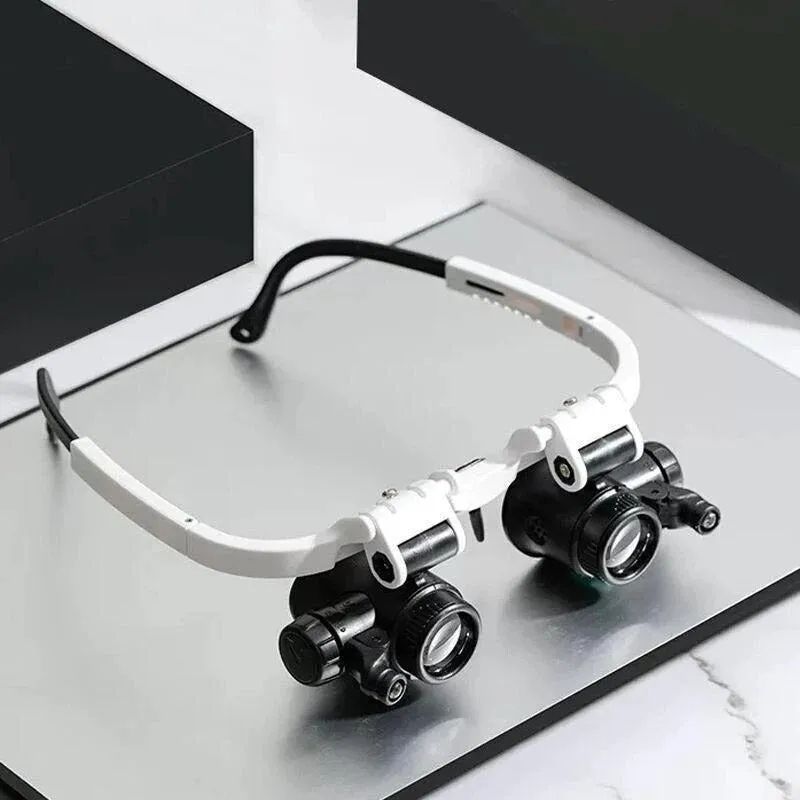 Double Magnifier Led Eye Microscope