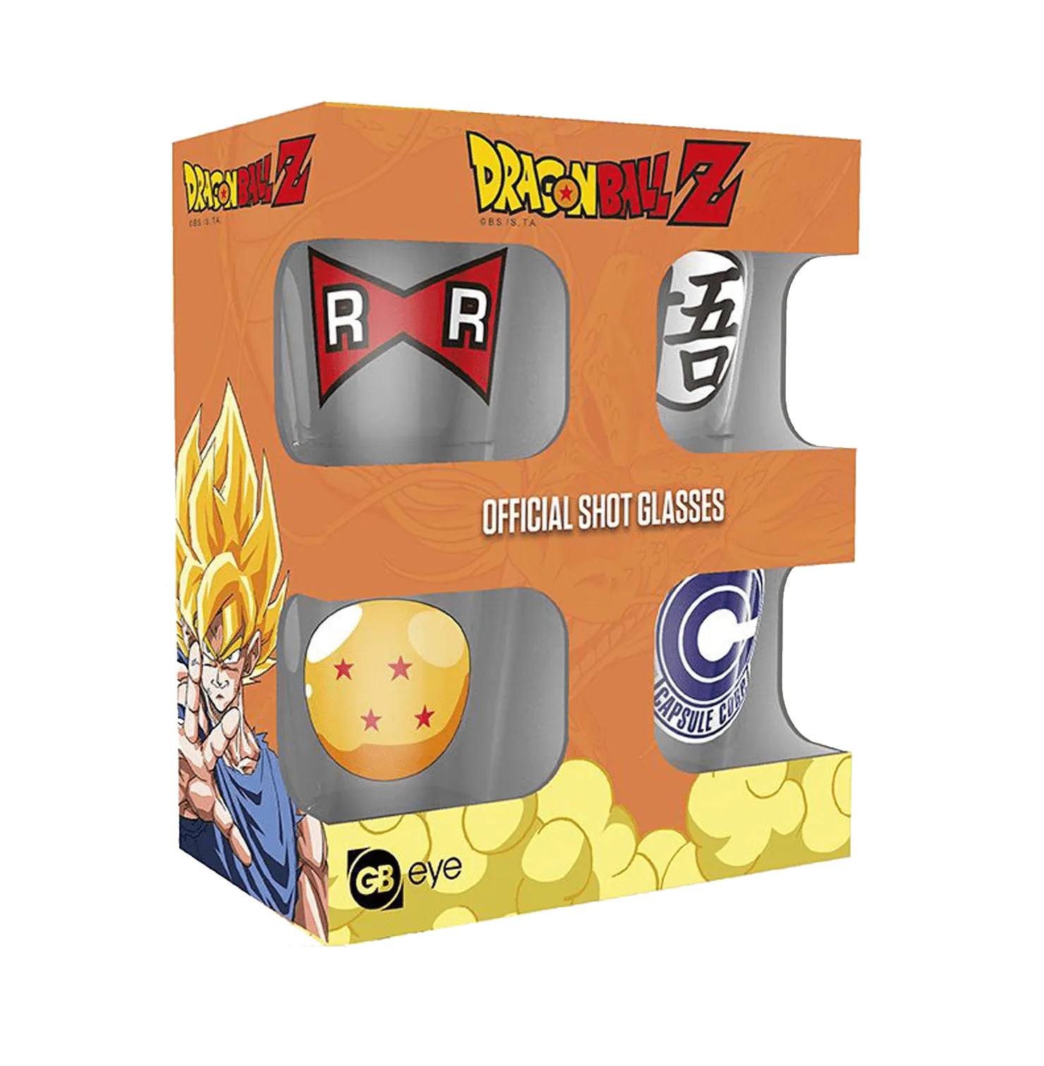 Dragon Ball Dbz Mix Set Of 4 Shooters