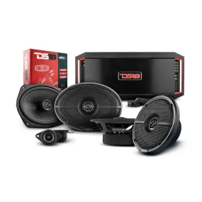 DS18 2005-2021 Toyota Tacoma Double and Access Cab Front and Back Doors Speakers Better Upgrade/Replacement Package 1600 Watts