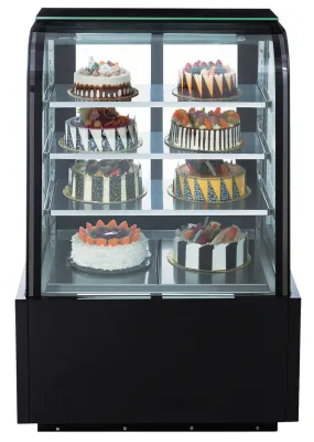 Dukers - DDM48R-CB, 48" Curved Glass Bakery Case