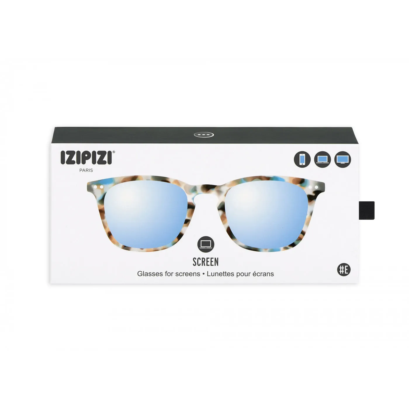 #E Reading Screen Protection Glasses - Blue Tortoise