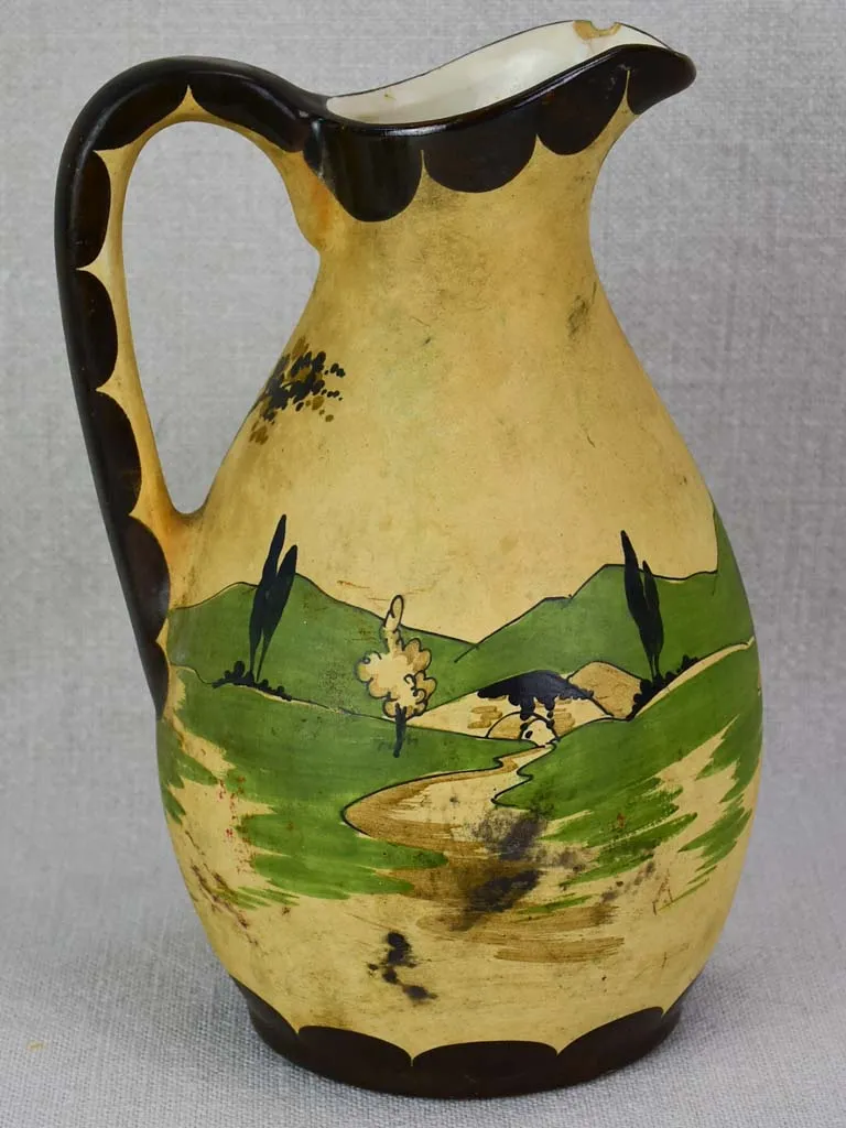 Early twentieth-century stoneware liquor service from the Basque country