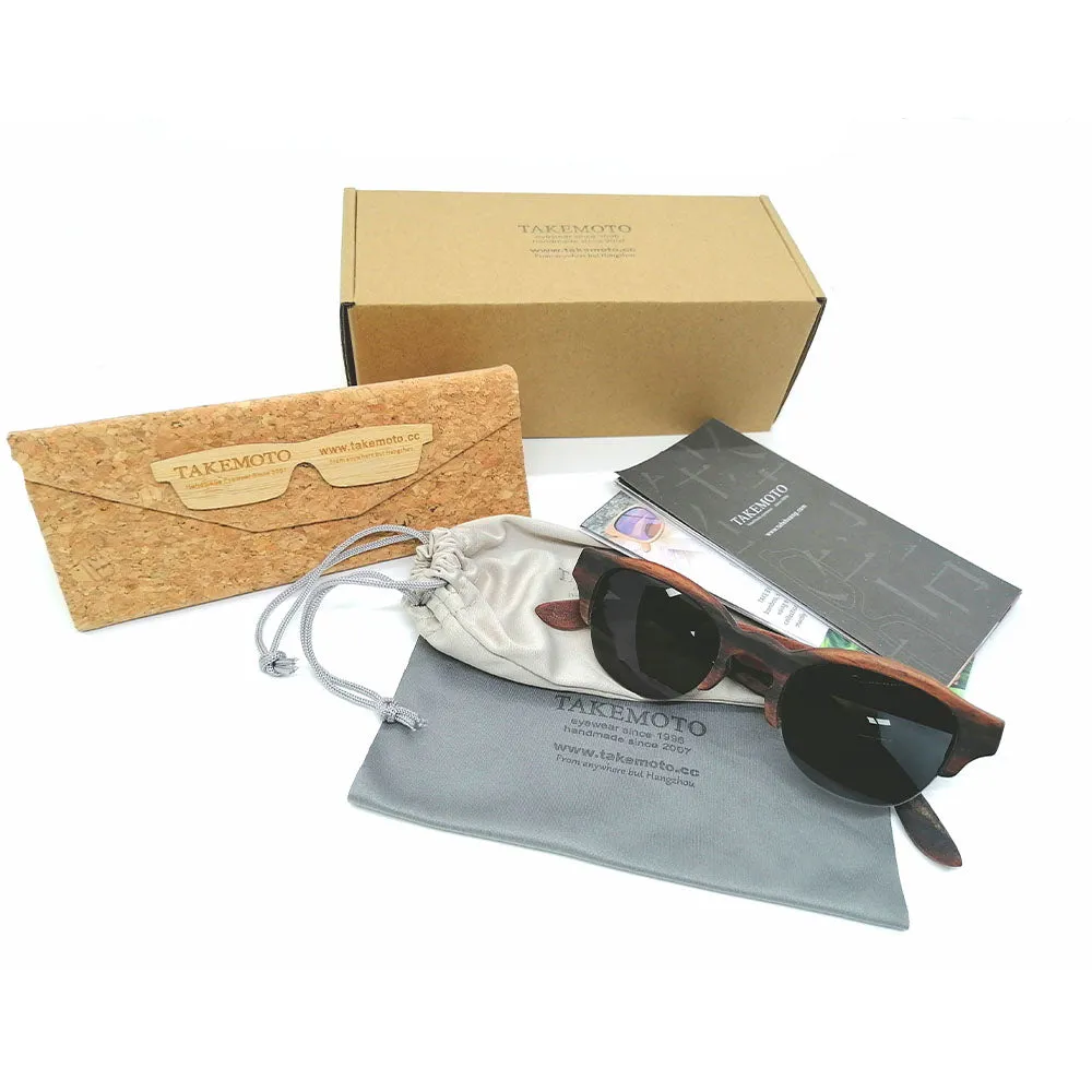 ebony AUTUMN semi-rimless