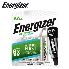 Energizer Recharge 2300Mah Extreme Aa - 4 Pack (Moq6) E300635601
