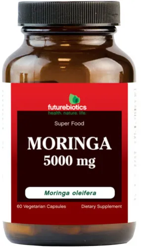 FUTUREBIOTICS - Moringa 5000 mg - 60 Vegetarian Capsules