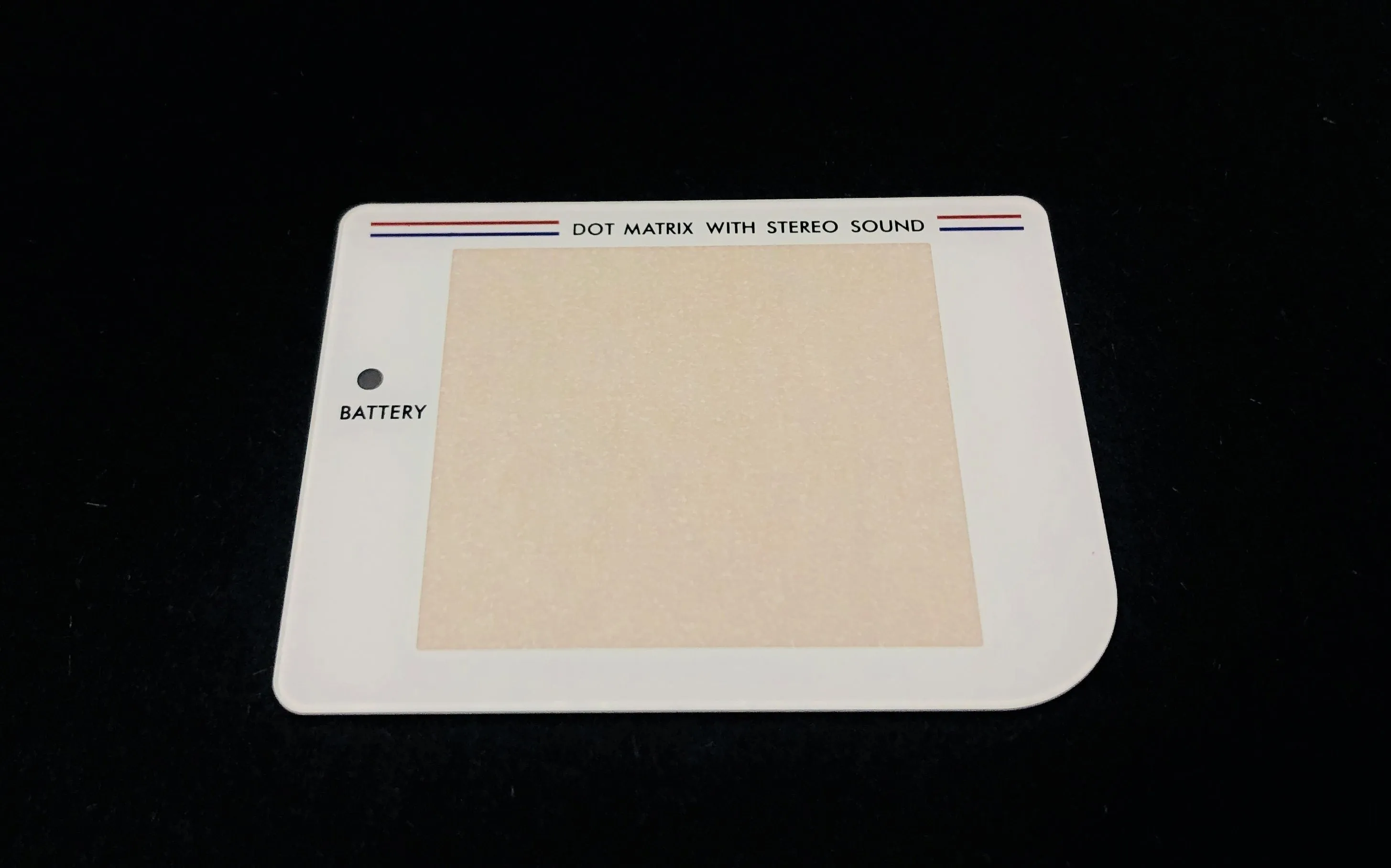 Game Boy Original DMG Q5 Backlight Colored Glass Lens