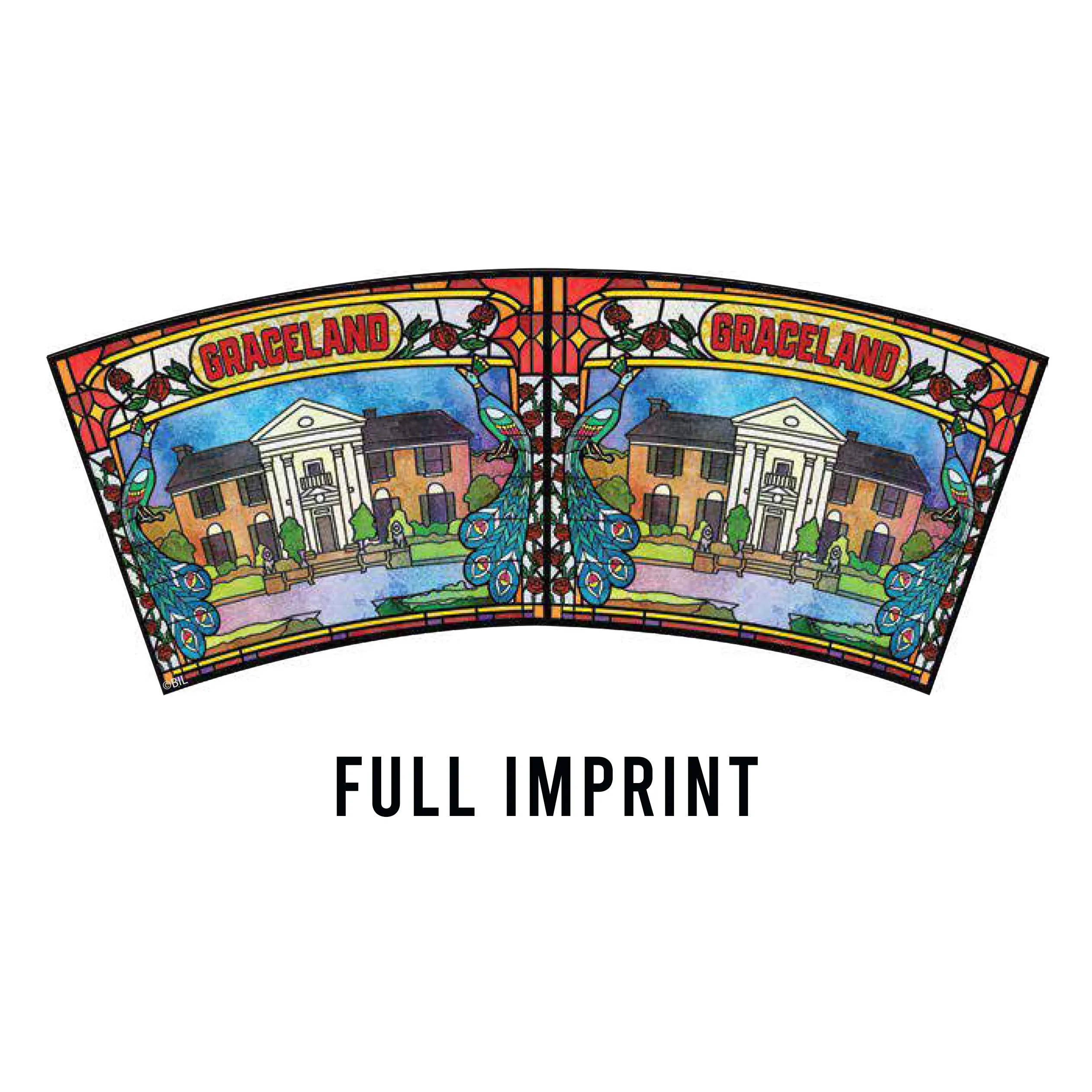 Graceland Stained Glass Shot Glass