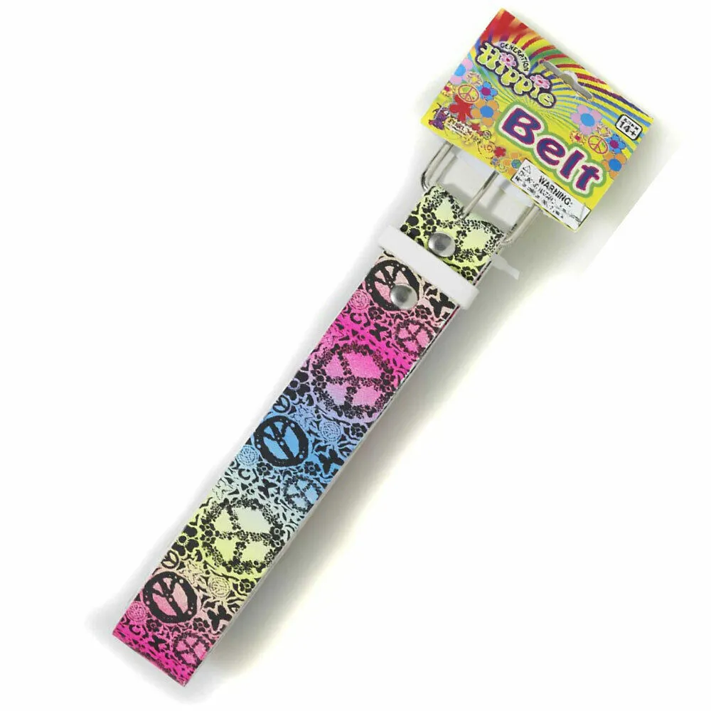 Hippie Peace Belt for Adults