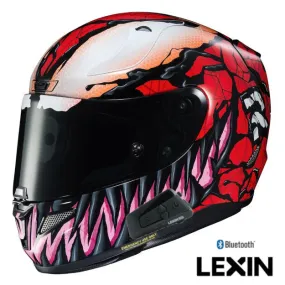 HJC RPHA 11 Pro Carnage Lexin Bluetooth Full Face Helmet