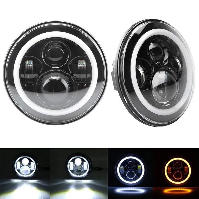 Jeep JK Light Bar Kit - Mega Bundle, Halo Headlights, Light Bar, Pod, Vader Grille