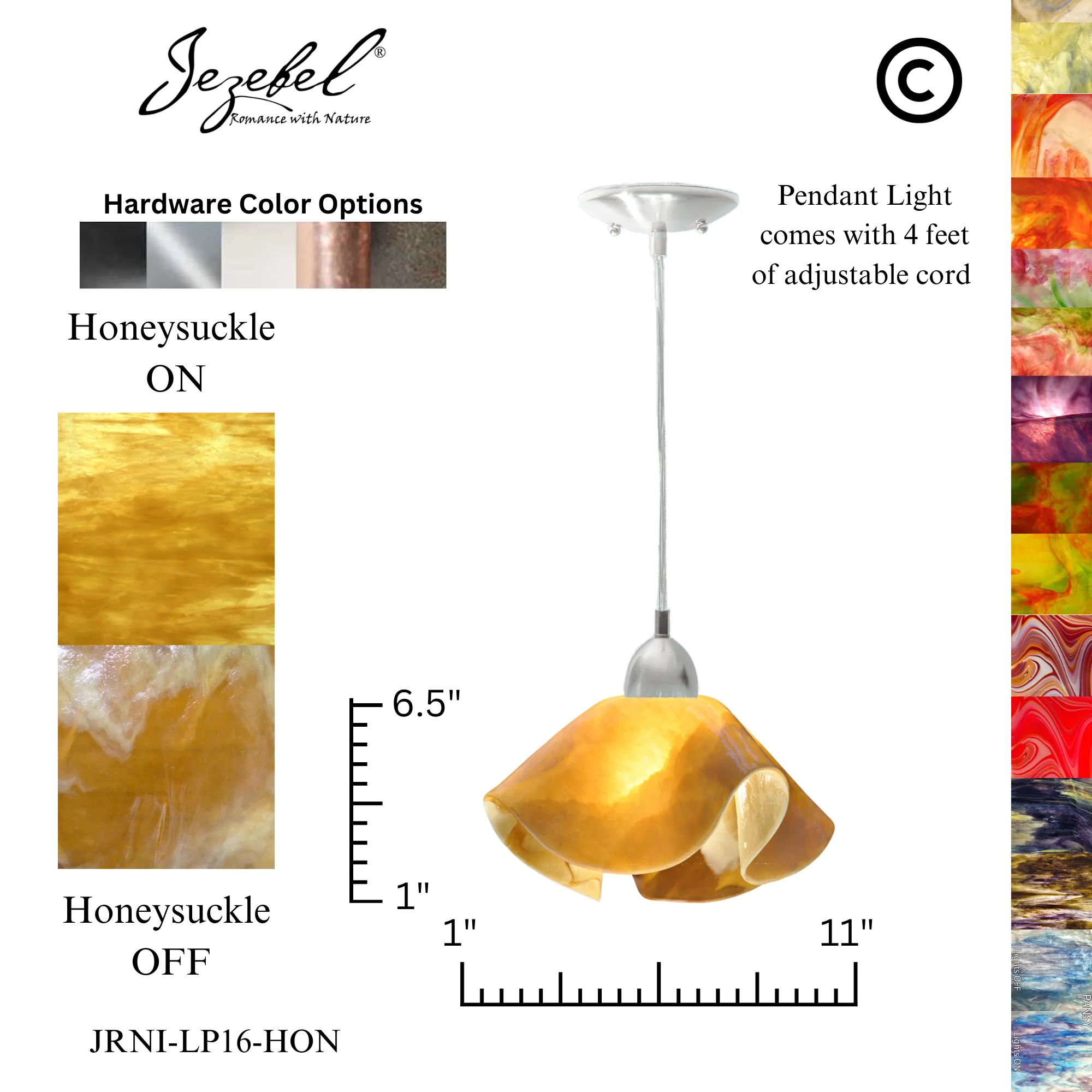 Jezebel Signature® Lily Pendant, Large
