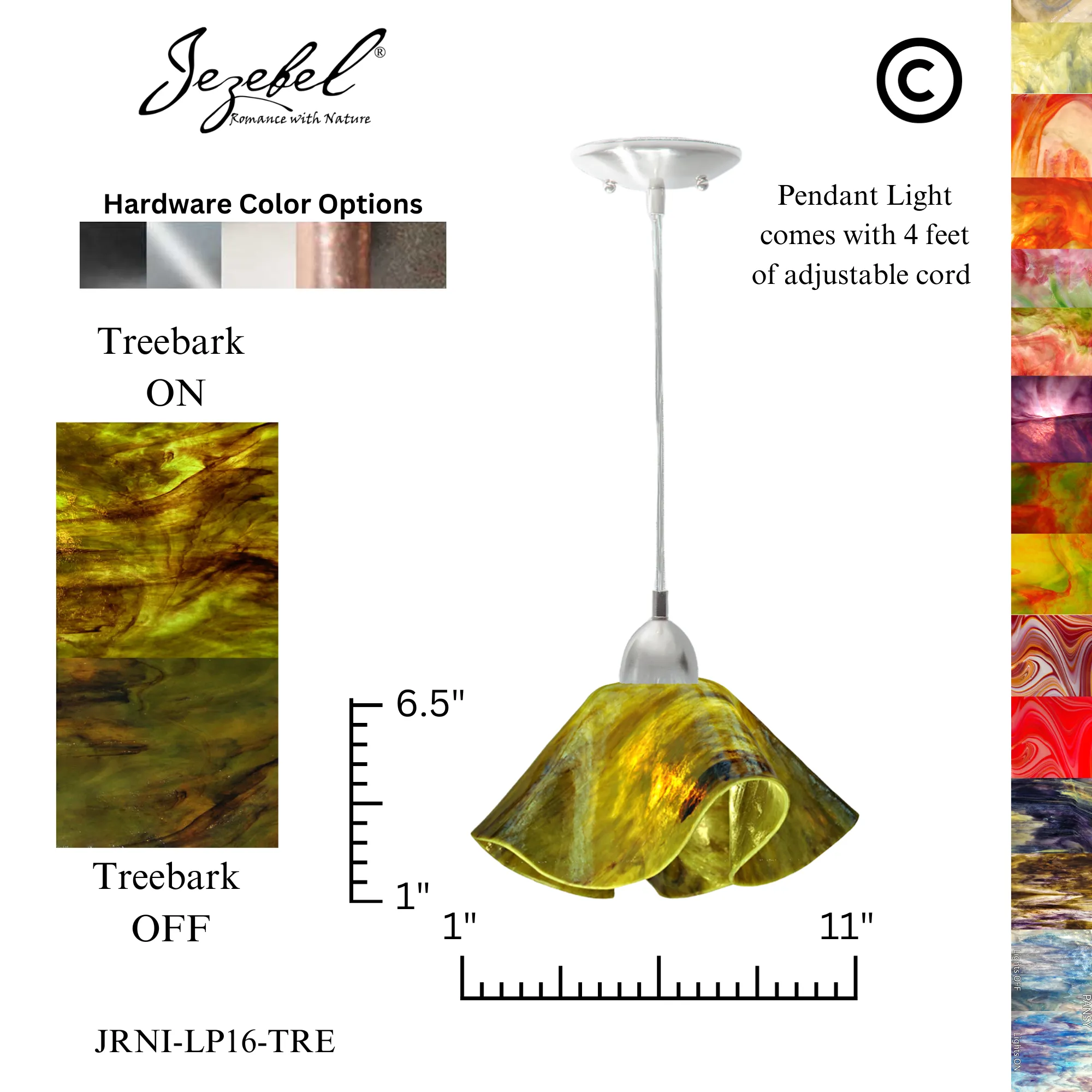 Jezebel Signature® Lily Pendant, Large