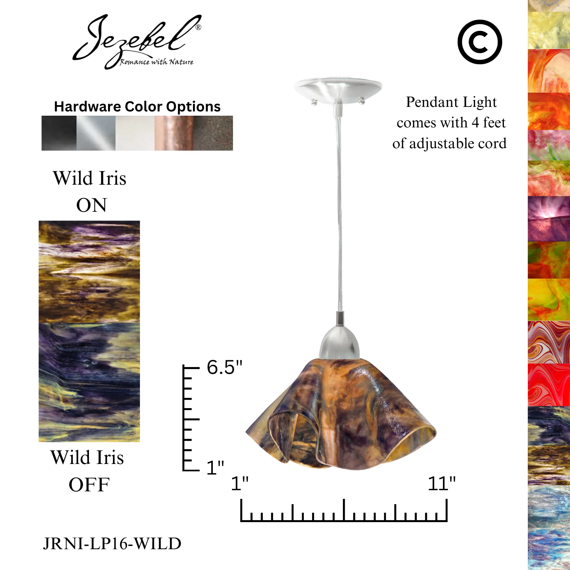 Jezebel Signature® Lily Pendant, Large