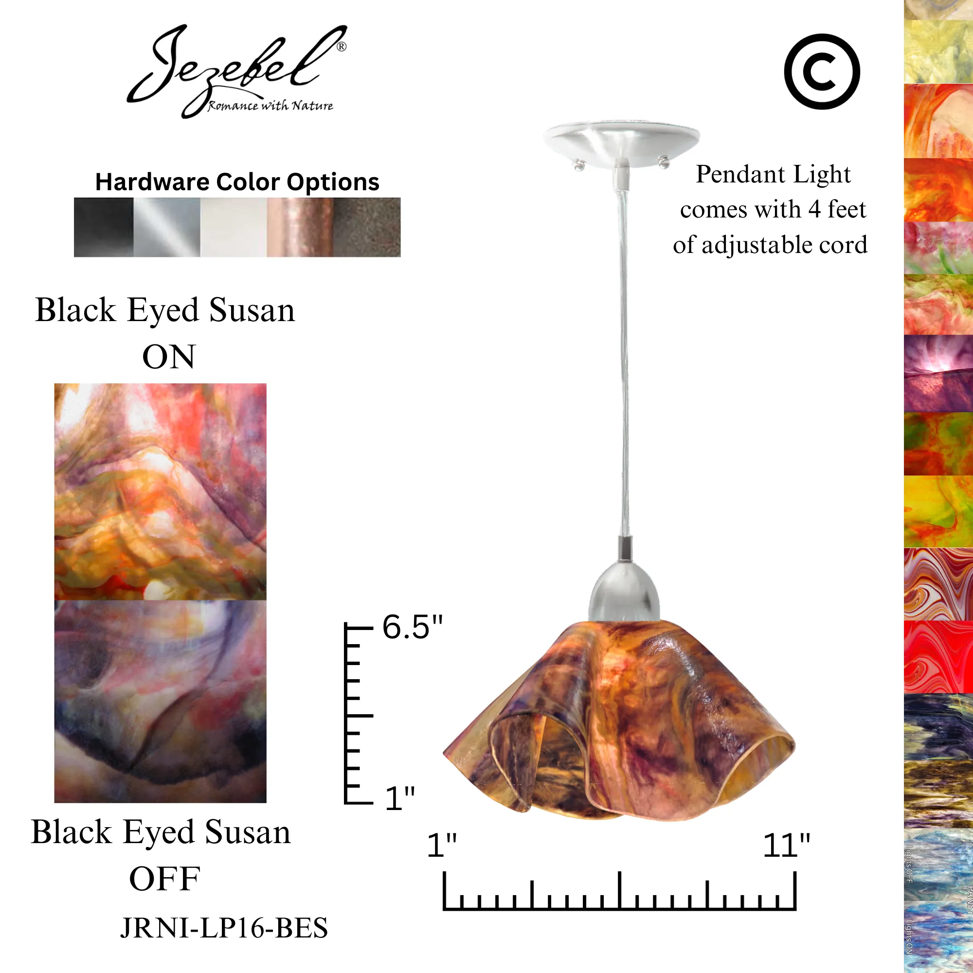 Jezebel Signature® Lily Pendant, Large