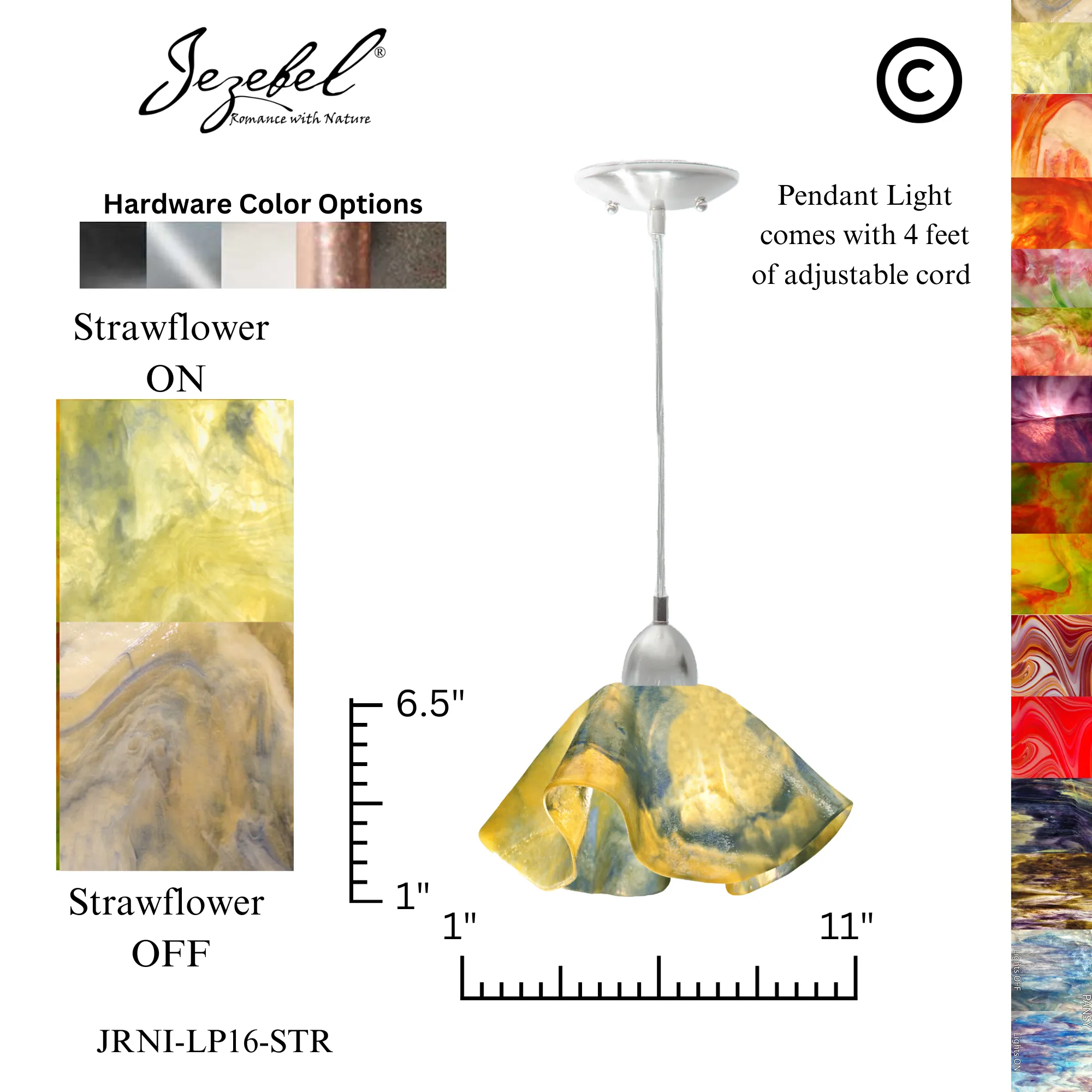 Jezebel Signature® Lily Pendant, Large