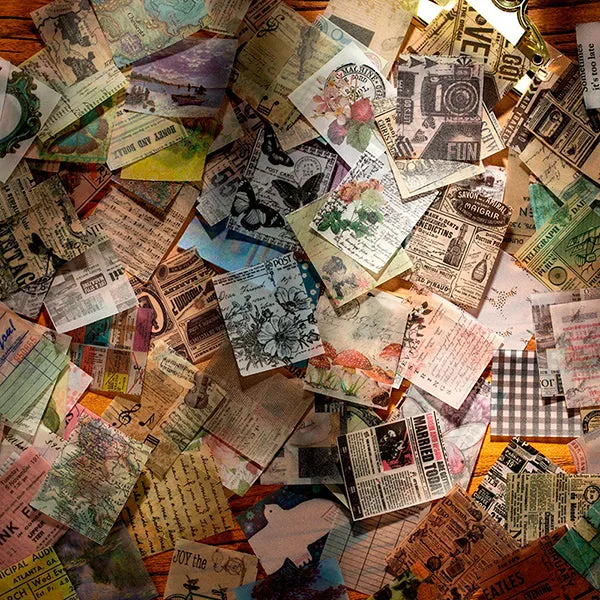 Junk Journal Scrapbooking Paper Combo Kits 365 Sheets