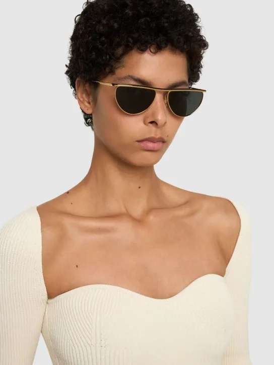 Khaite   KHAITE x Oliver Peoples metal sunglasses 