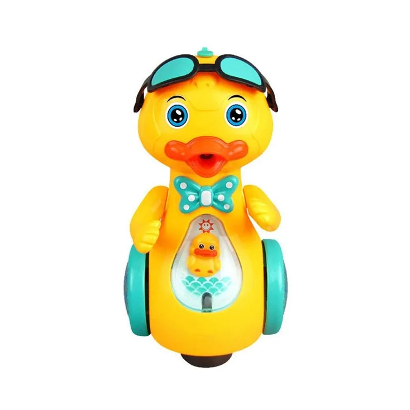 Kids Electric Cartoon Duck Bubble Maker Machine Toy