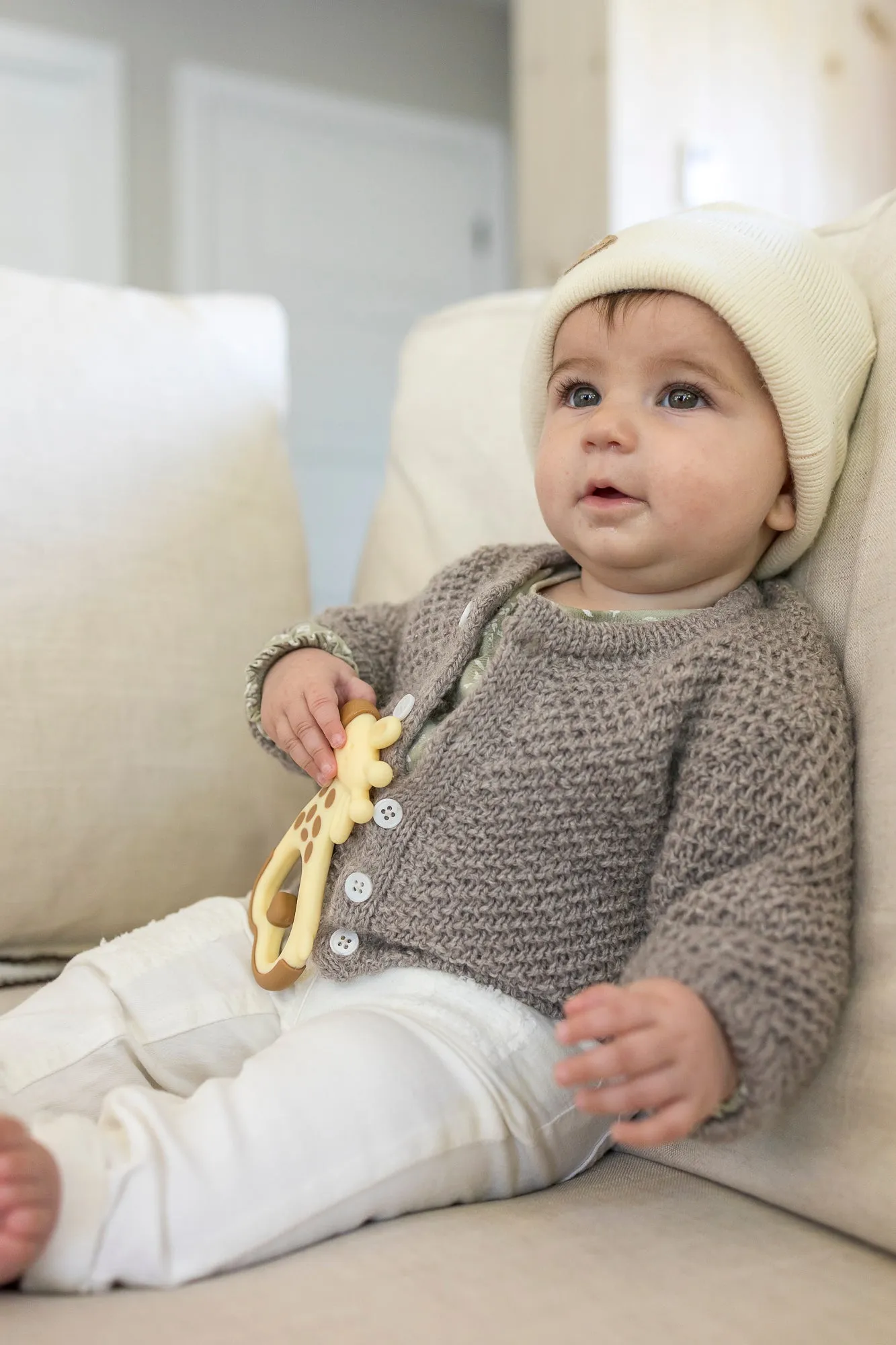 Kit de tricot - Cardigan Alice en Pernilla par Camille Descôteaux