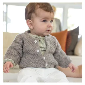 Kit de tricot - Cardigan Alice en Vintage DK par Camille Descôteaux