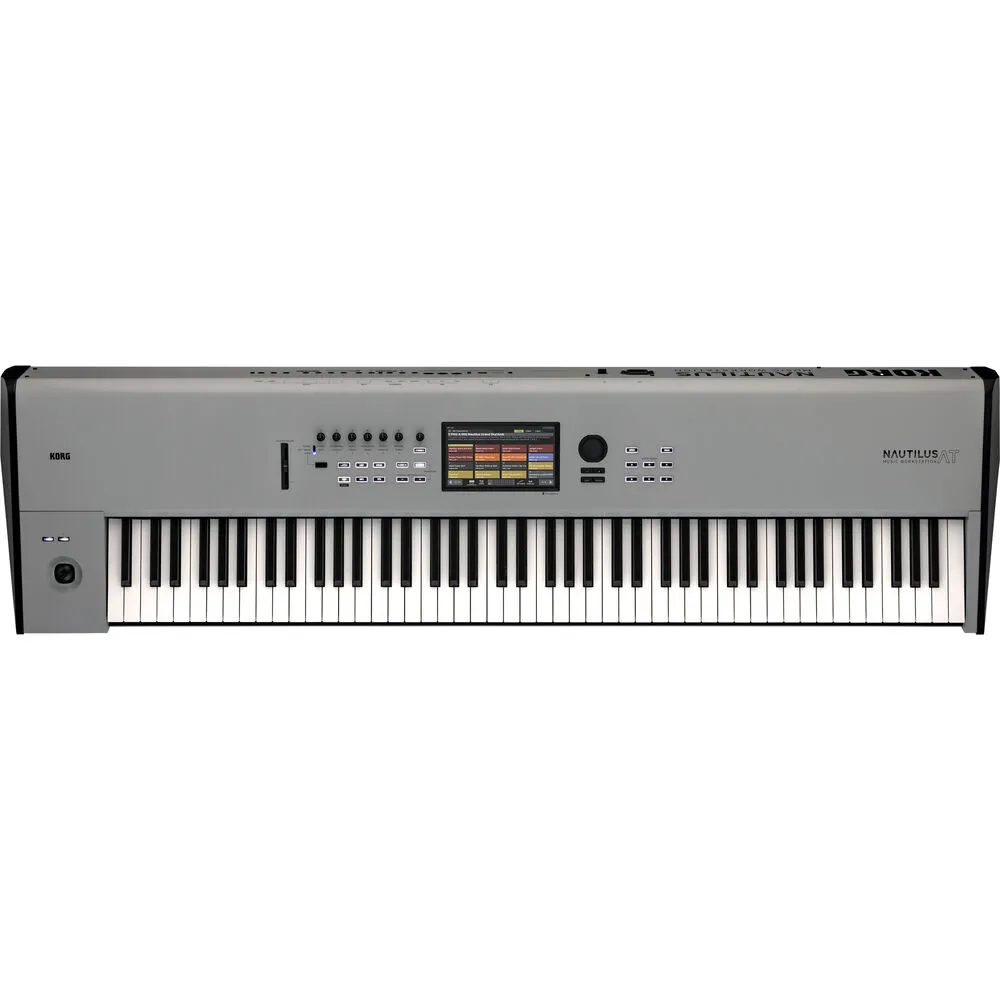 Korg NAUTILUS AT Limited-Edition Music Workstation with Aftertouch (Matte Grey) - 88-Keys