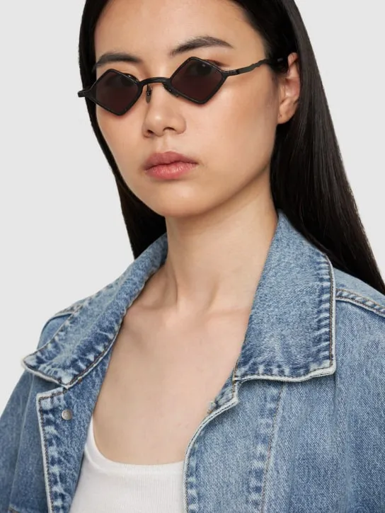 Kuboraum Berlin   Z14 squared metal sunglasses 