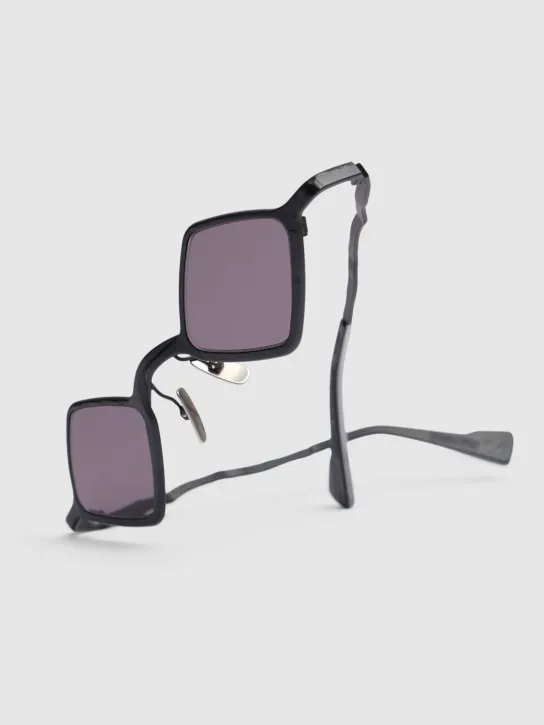 Kuboraum Berlin   Z14 squared metal sunglasses 
