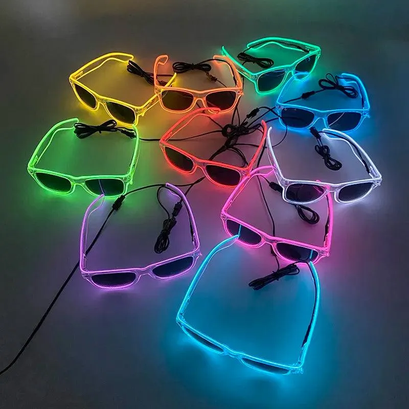 Light Up LED Wire Neon Glasses Party Supplies