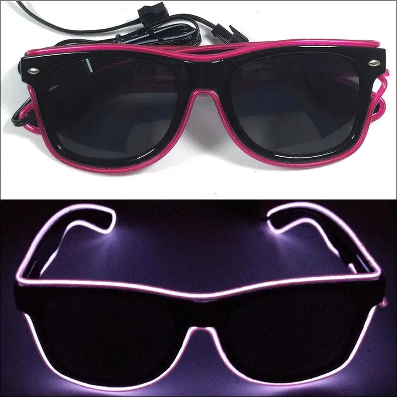 Light Up LED Wire Neon Glasses Party Supplies