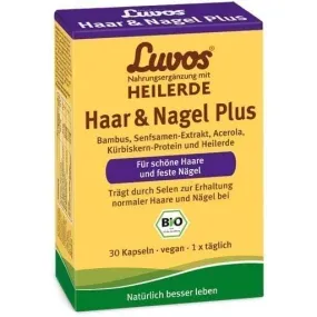 LUVOS Healing Earth Organic Hair & Nail Plus Capsules