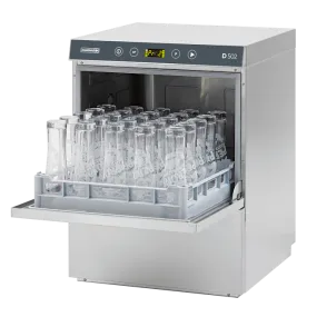 Maidaid D502 500mm Basket Under Counter Glasswasher With Drain Pump