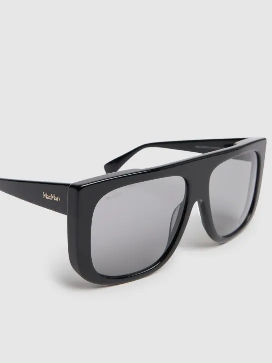 Max Mara   Eileen squared acetate sunglasses 