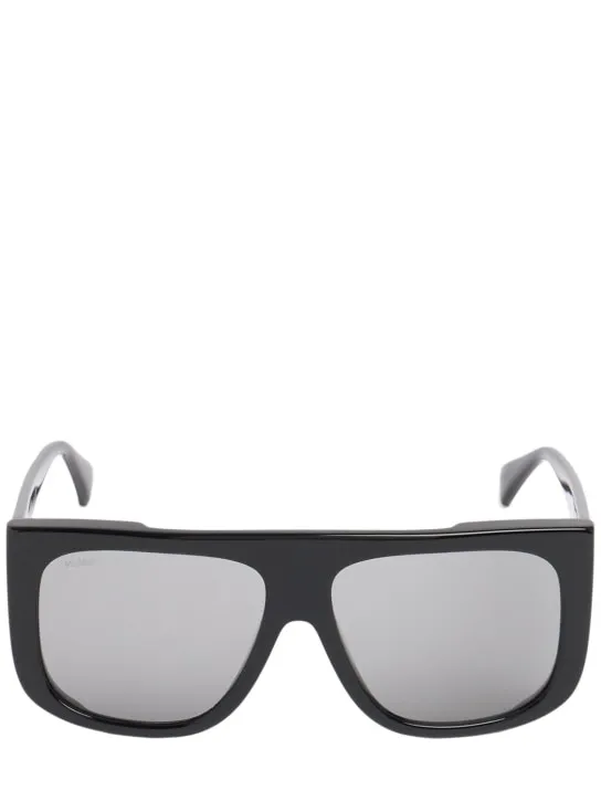 Max Mara   Eileen squared acetate sunglasses 