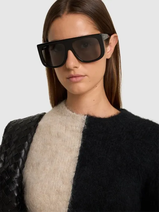 Max Mara   Eileen squared acetate sunglasses 