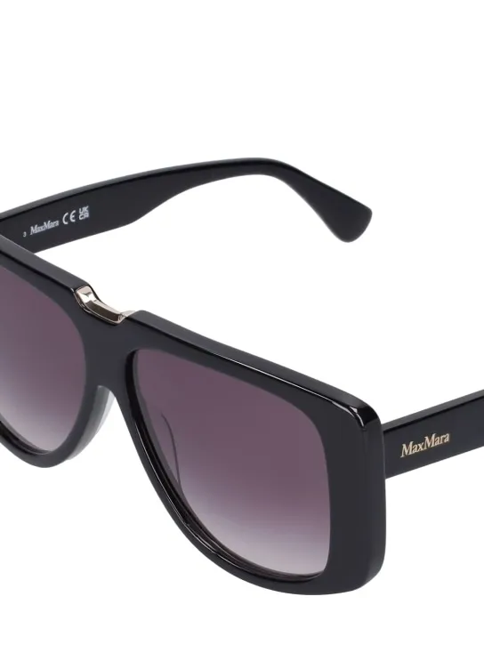 Max Mara   Spark mask acetate sunglasses 