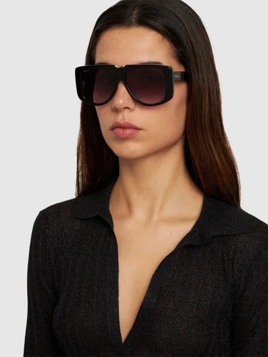 Max Mara   Spark mask acetate sunglasses 