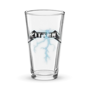 MetalliKittens Shaker pint glass