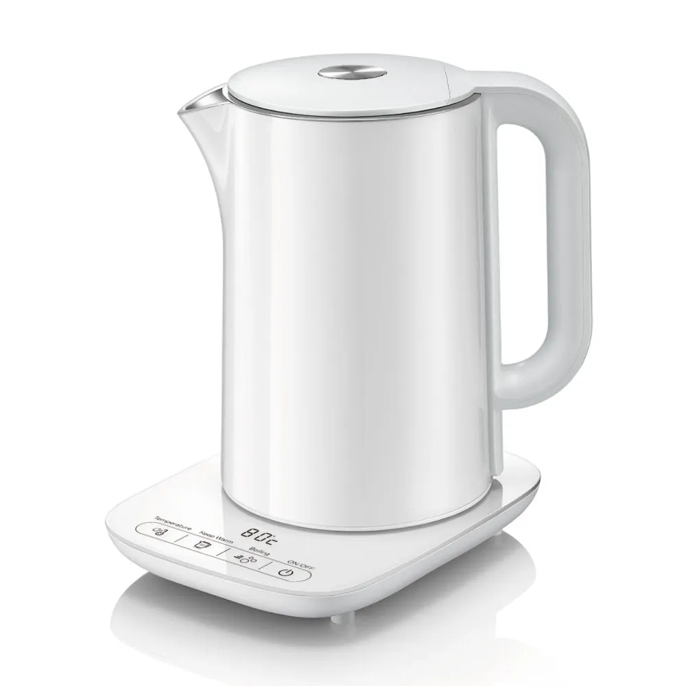 Midea Electronic Kettle Multi-Level Temperature Control LED Stainless Steel Kettle MK-HE1508-K