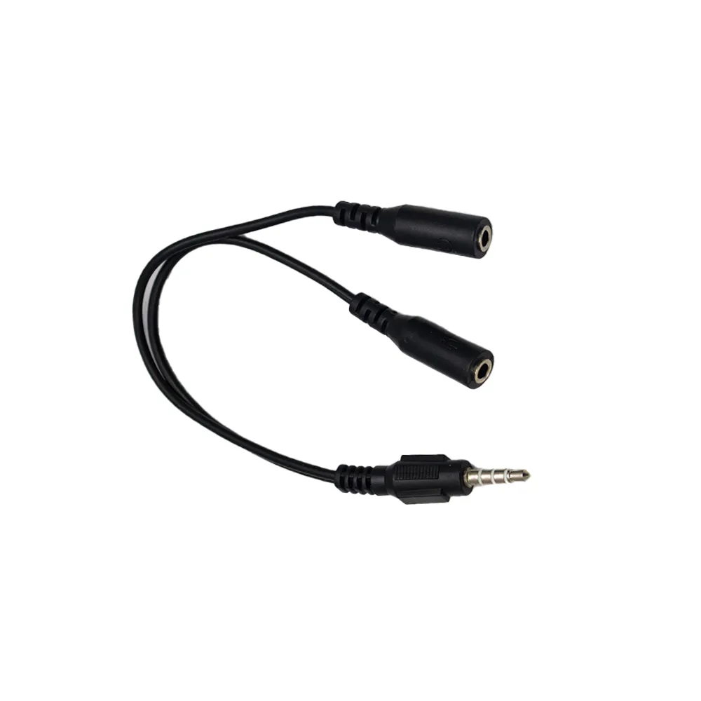 Mikuso 3.5mm to Headset Microphone  Audio Cable Black [CBL-123 BK]