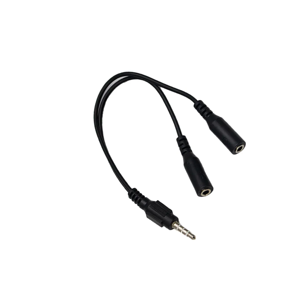 Mikuso 3.5mm to Headset Microphone  Audio Cable Black [CBL-123 BK]